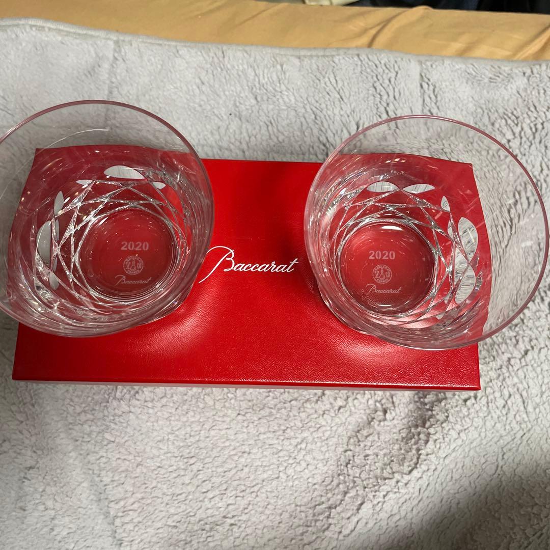 Baccarat 2020年製 クリスタルロックグラス 2個セット - メルカリ