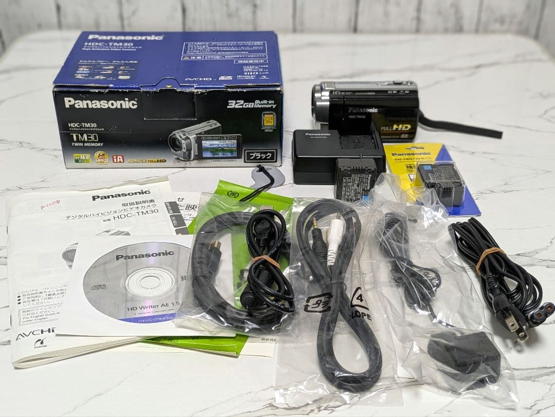 【美品】Panasonic　HDC-TM30　付属品完備　フルセット