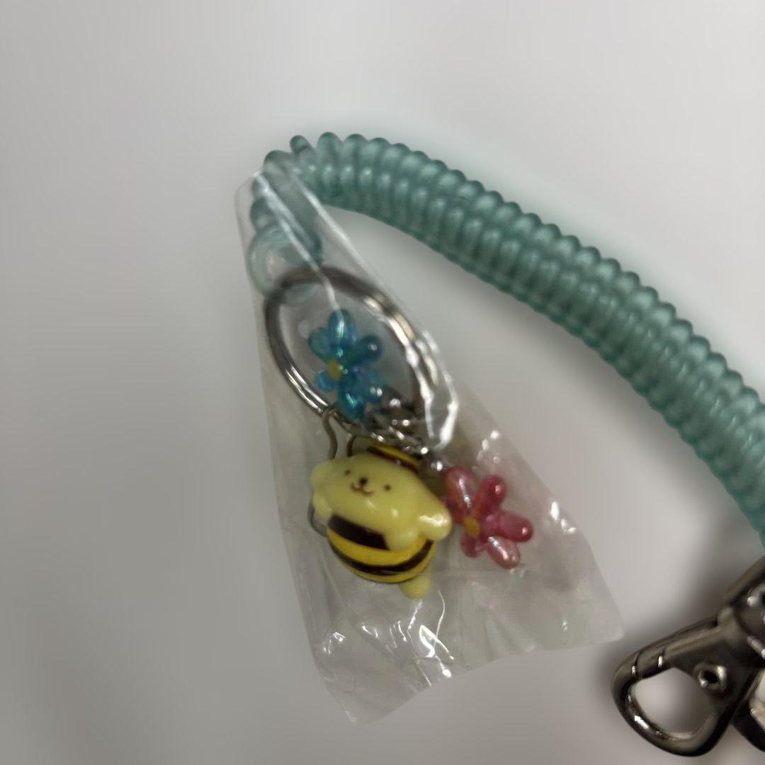 【新品未使用】希少 レア ポムポムプリン コイルホルダー ハチ