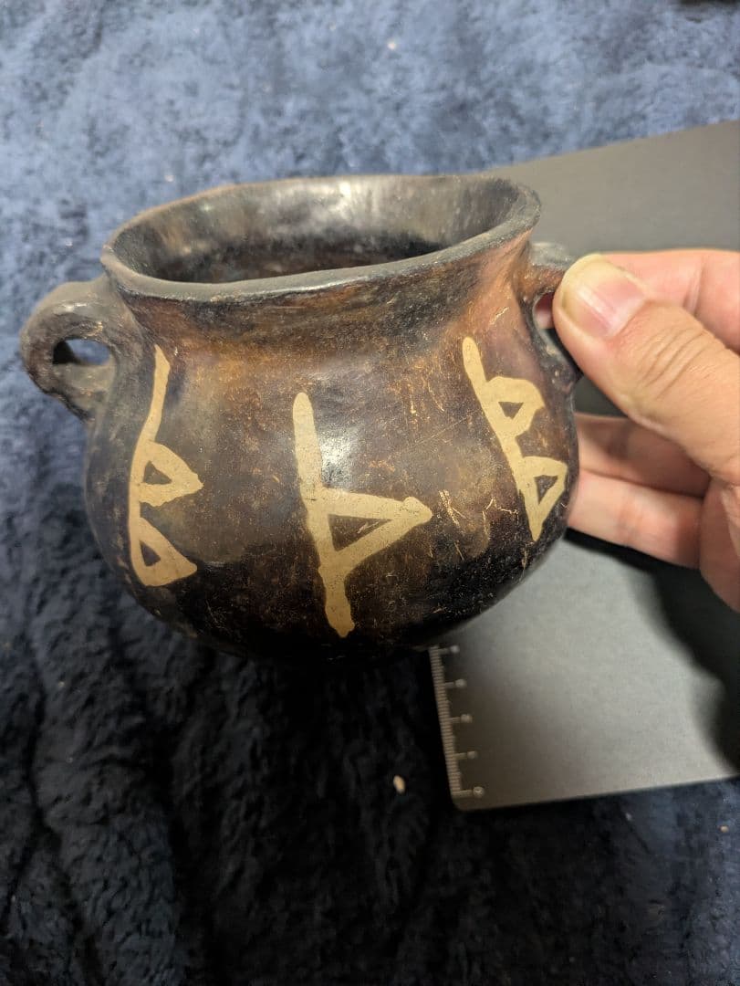 南米 アンティーク 陶器 壺（小）