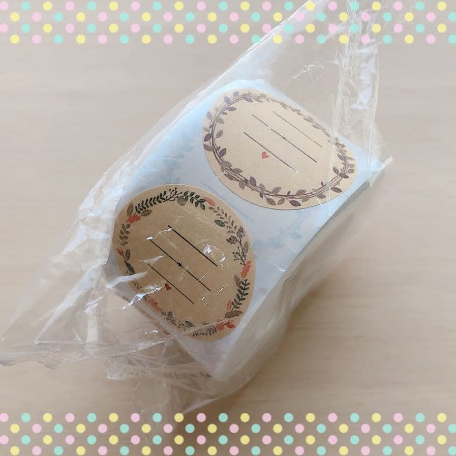 ラスト＊アソート＊サンキューシール＊切り売り60枚3.8cm＊ラベル