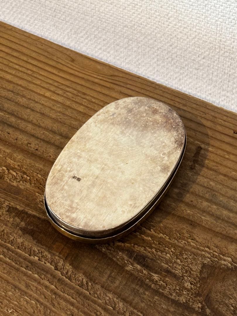 純銀　銀製品　香合　ヤンポ　菓子器