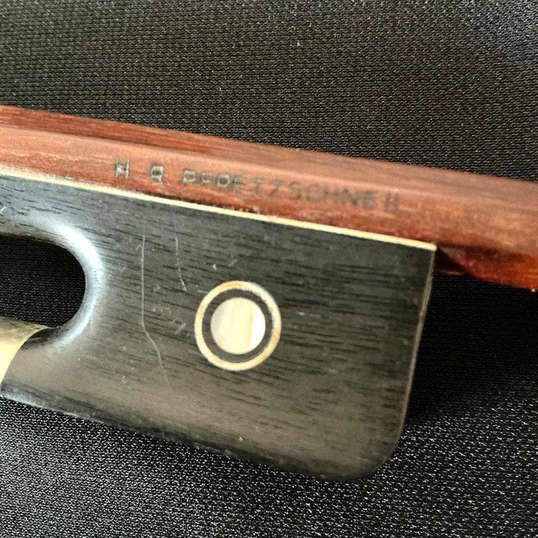 green_panda様　ヴィオラ弓　H.R.PFRETZSCHNER 真贋不明