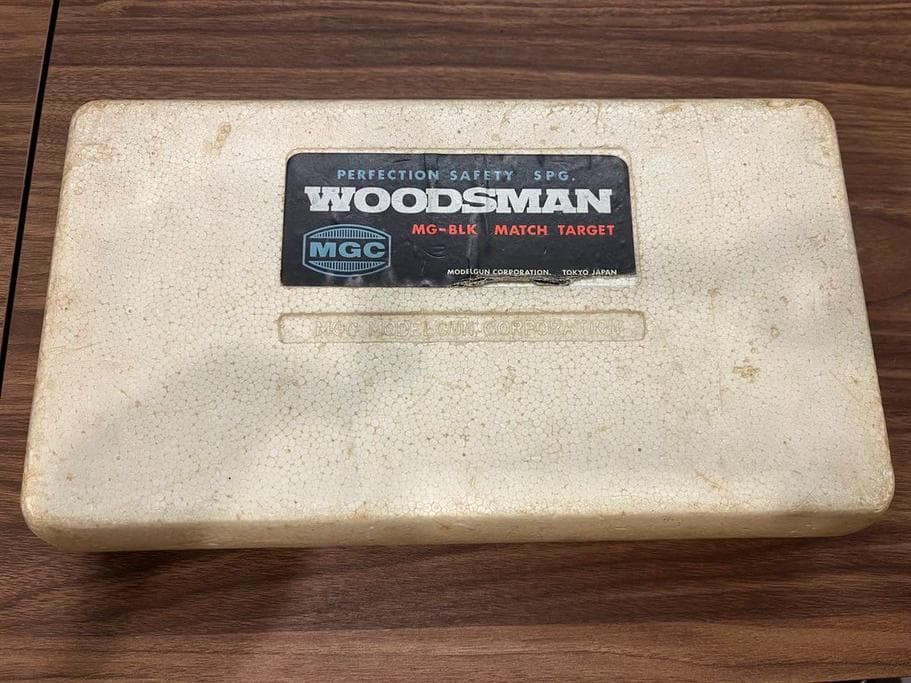 MGC製　COLT ウッズマン 飛葉タイプ 木製グリップ モデルガン