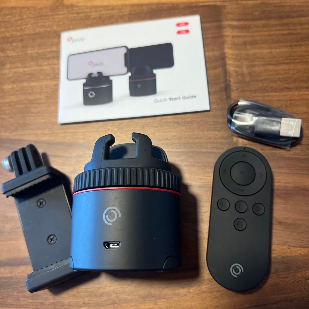 Pivo Action Mount 自動追尾・360度撮影スマホ撮影ハンズフリー