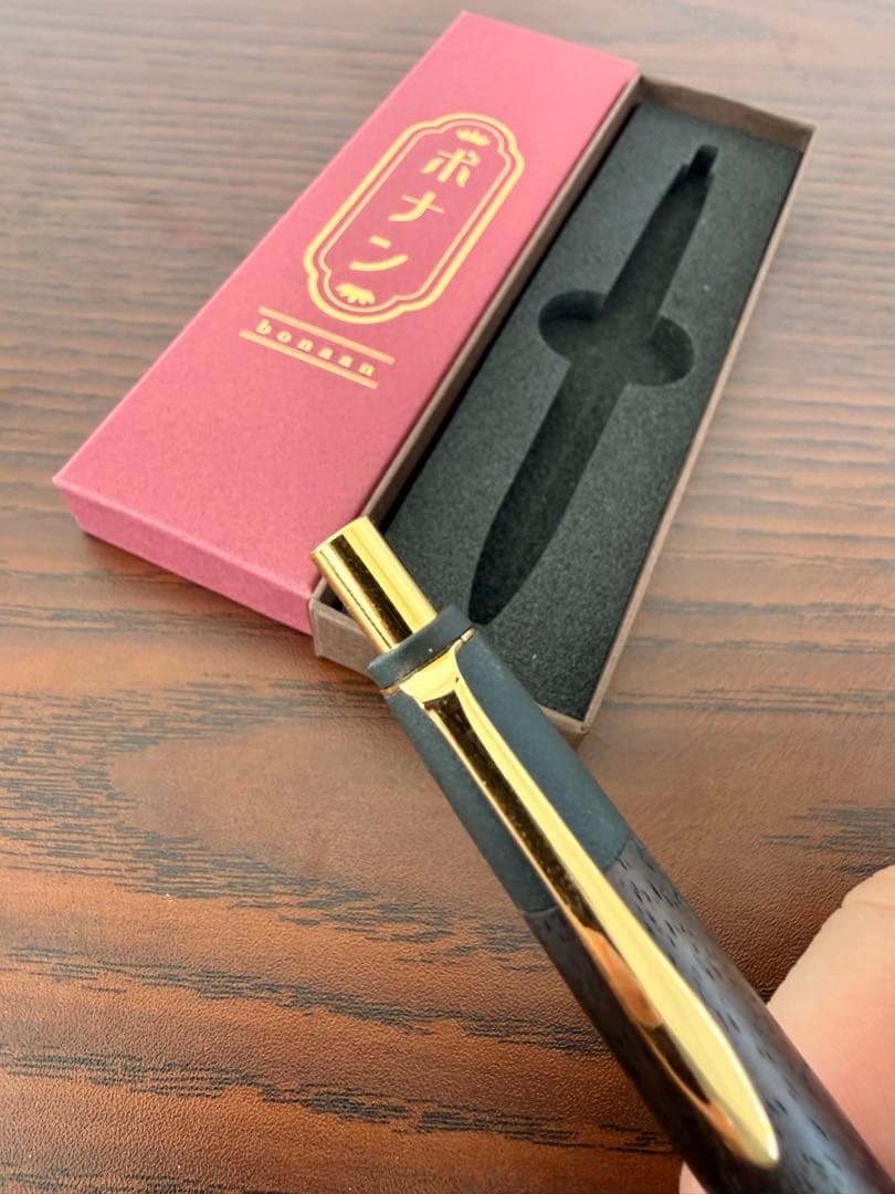 ボナンペン　インドローズウッド　真鍮金具シャープペンシル