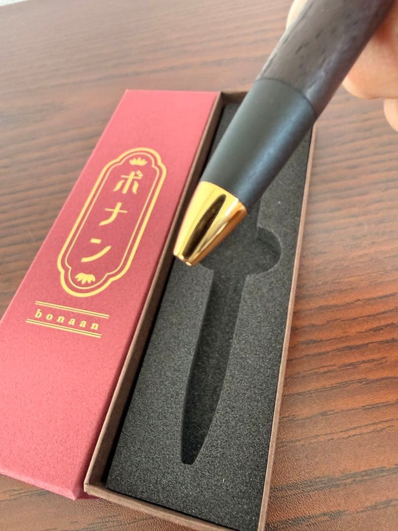ボナンペン　インドローズウッド　真鍮金具シャープペンシル