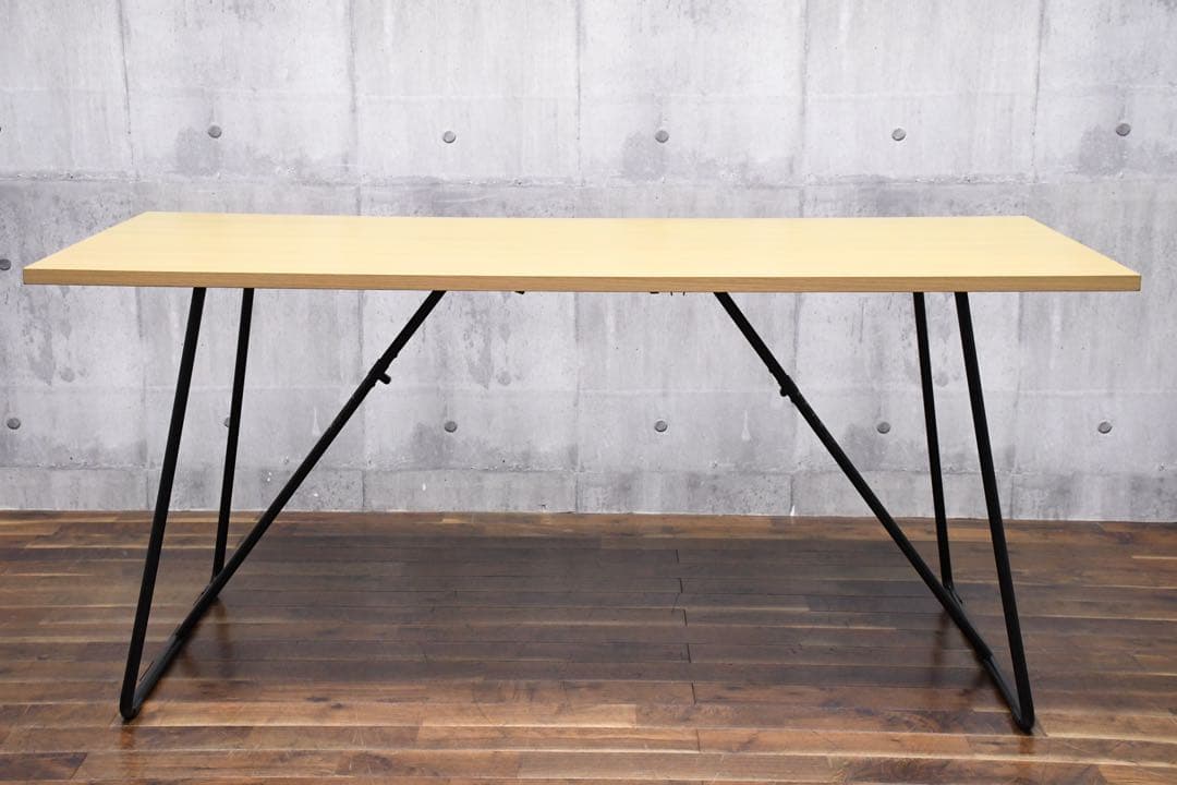 EGC68 無印良品 MUJI 折りたたみテーブル 幅160cm オーク材