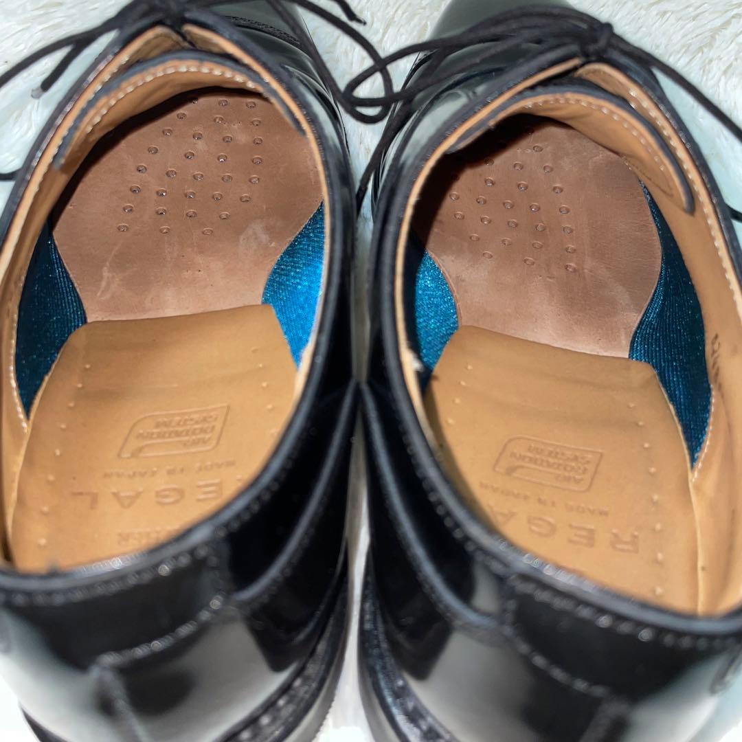 極美品✨リーガル　41EL ストレートチップ　冠婚葬祭対応　24.5cm 日本製