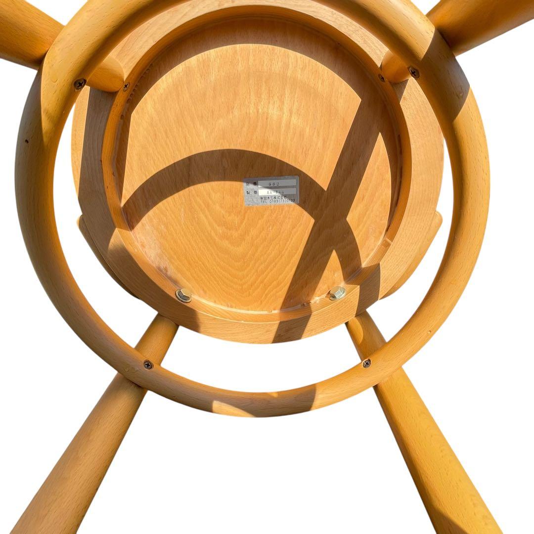 アッキー　HR533 秋田木工　ベントウッド　曲木　ハイスツール