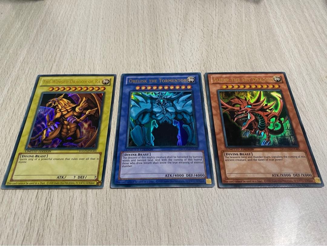 遊戯王 三幻神 ウルトラレア 3枚セット - メルカリ