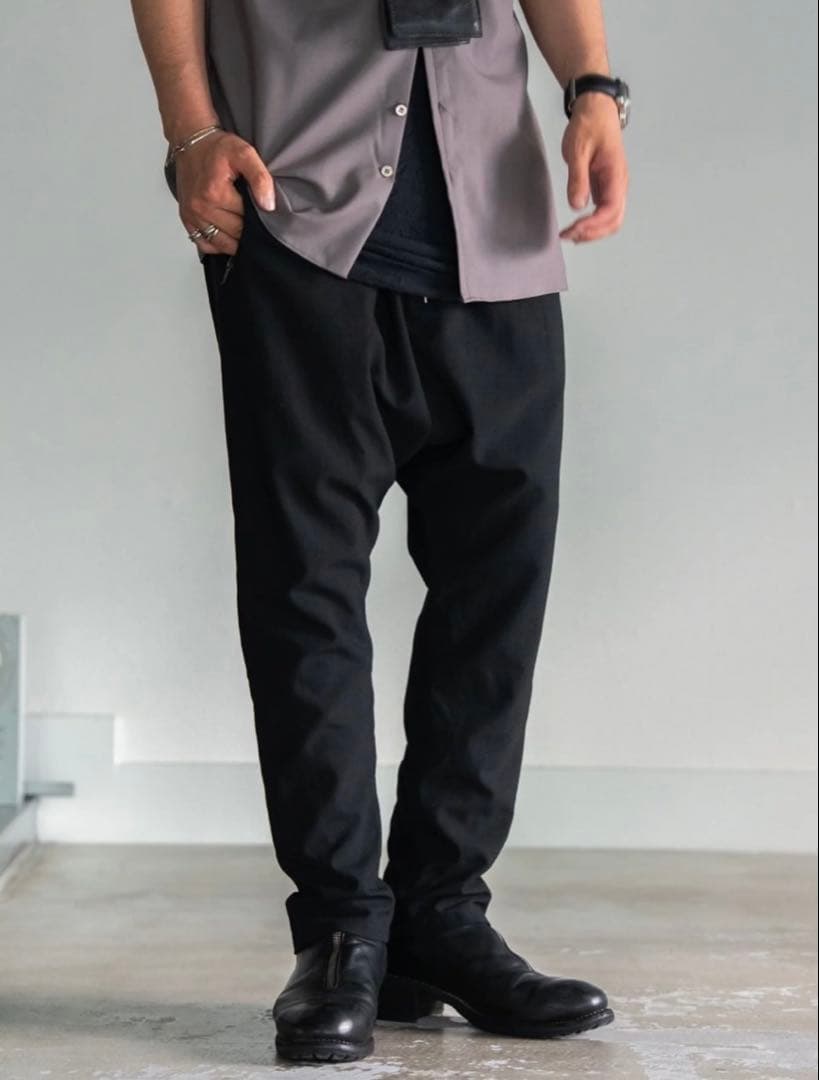 PRY Drawstring Sarouel Zip Pants [BLACK] PRY Drawstring Sarouel