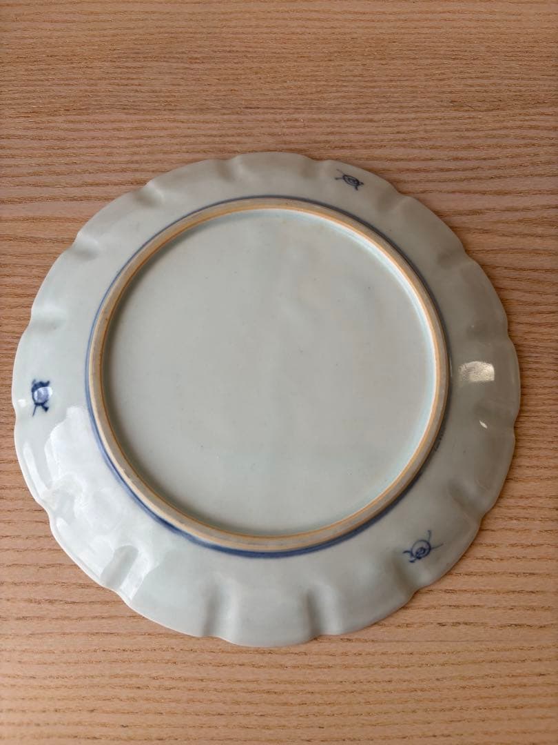 藤塚光男　染付と瑠璃釉の皿　3枚セット