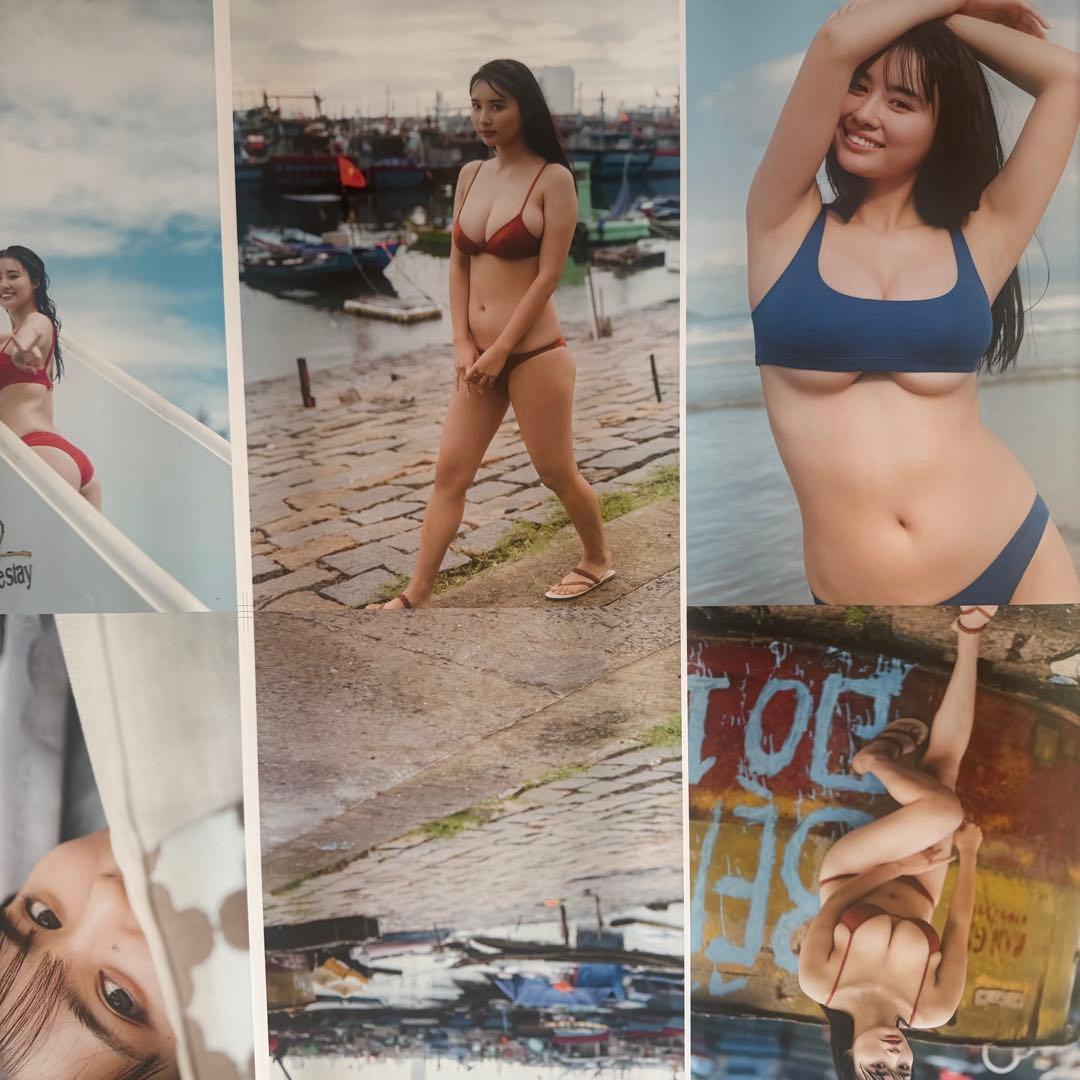 E*2様 （数量限定）豊島心桜 ゴールド直筆サイン入り 超特大両面印刷　刷り出し