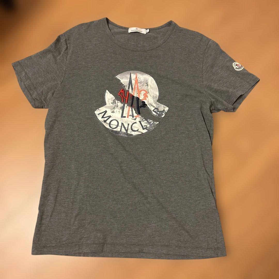 moncler tシャツ　最安値 MONCLER / ロゴTシャツ/S/コットン/BEG/無地/H10928C00007 MONCLER