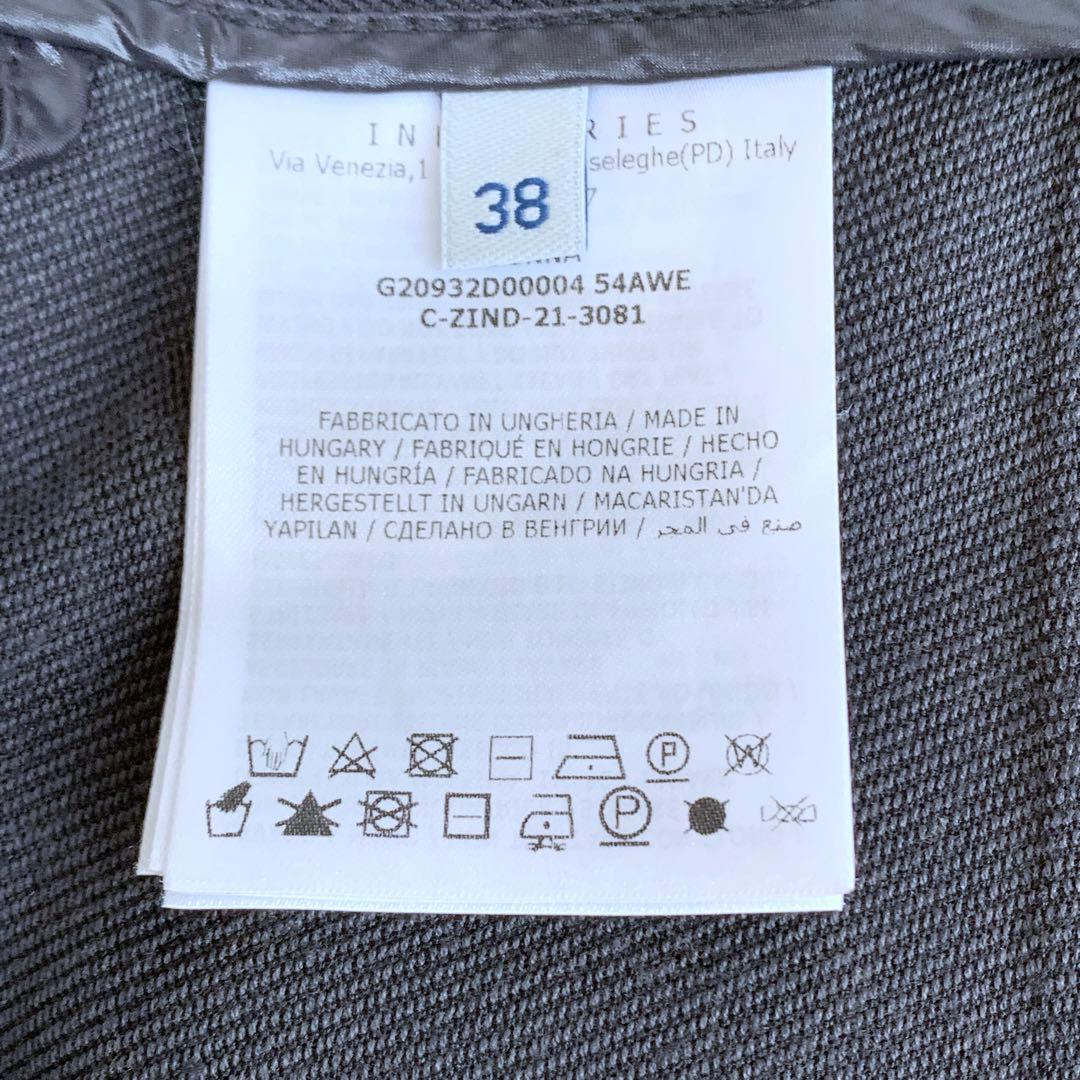 【ラム】美品♪ モンクレール ブラック ポケット付きスカート 38