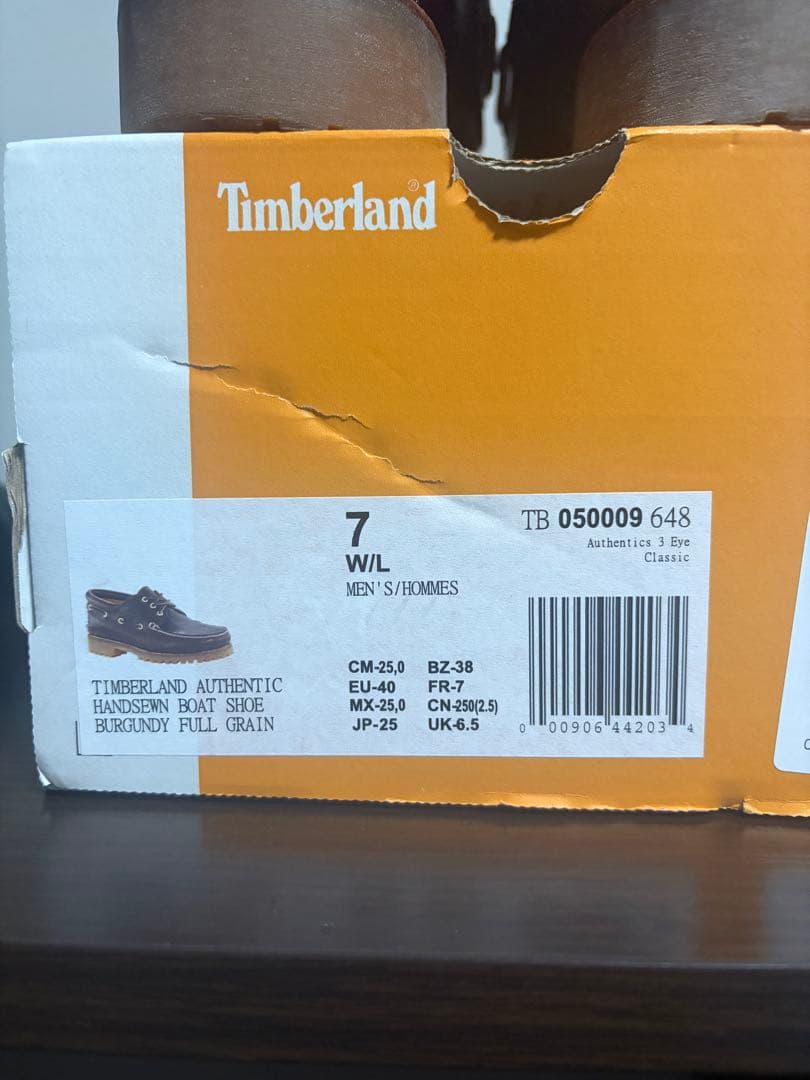 【新品】Timberland 3Eye Classic Lug Burgundy