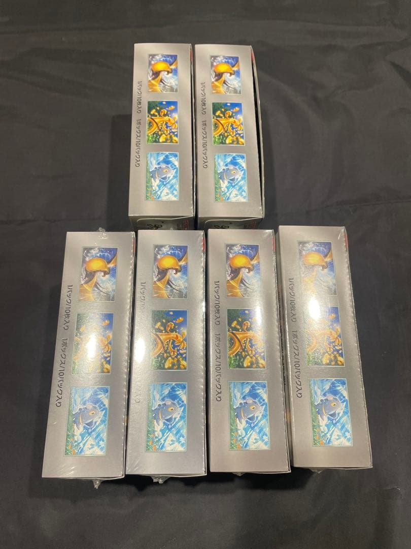 ポケカ　シャイニートレジャーex シュリンク付き４box シュリンクなし2box