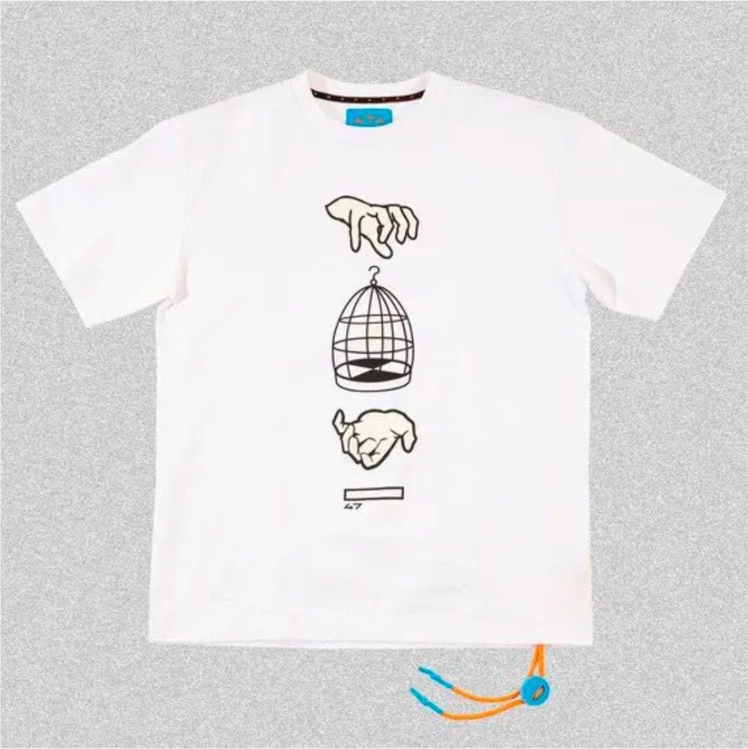 code47l Tシャツ CODE47L Tシャツ コード付き code47L ネオン プリント