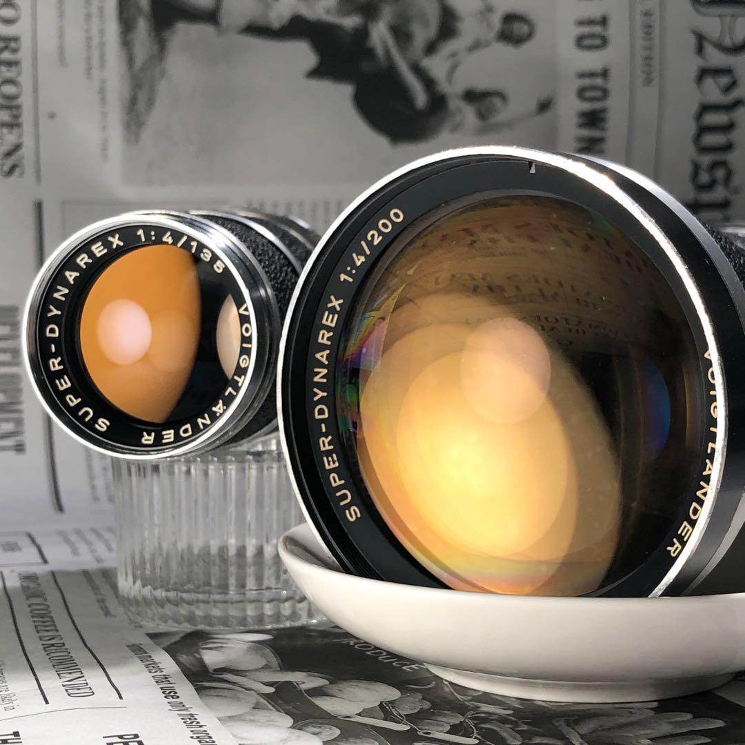 Voigtlander SUPER DYNAREX 135mm 200mm レンズ(単焦点) Voigtlander