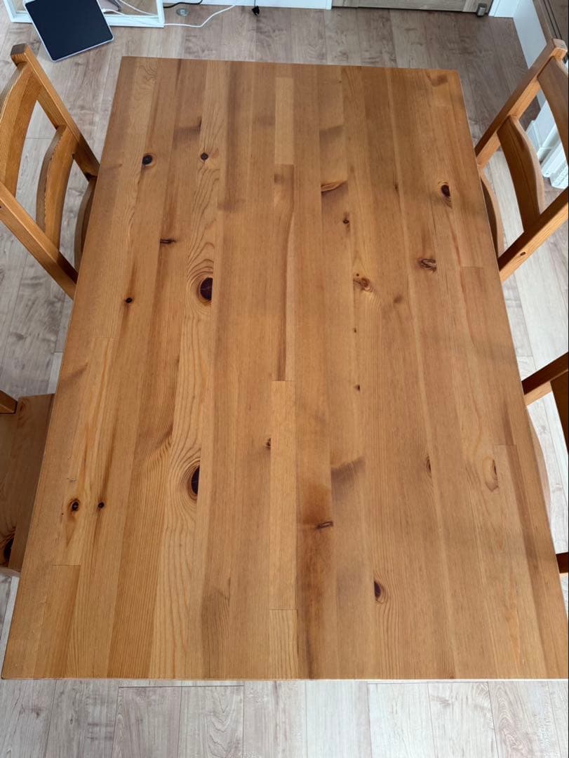 【引取り限定】IKEA JOKKMOKKヨックモック　テーブル&チェア4脚セット