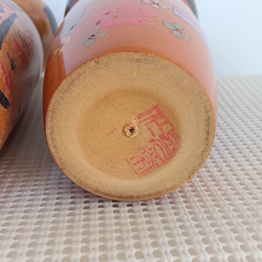 創作こけし 伝統こけし 4体