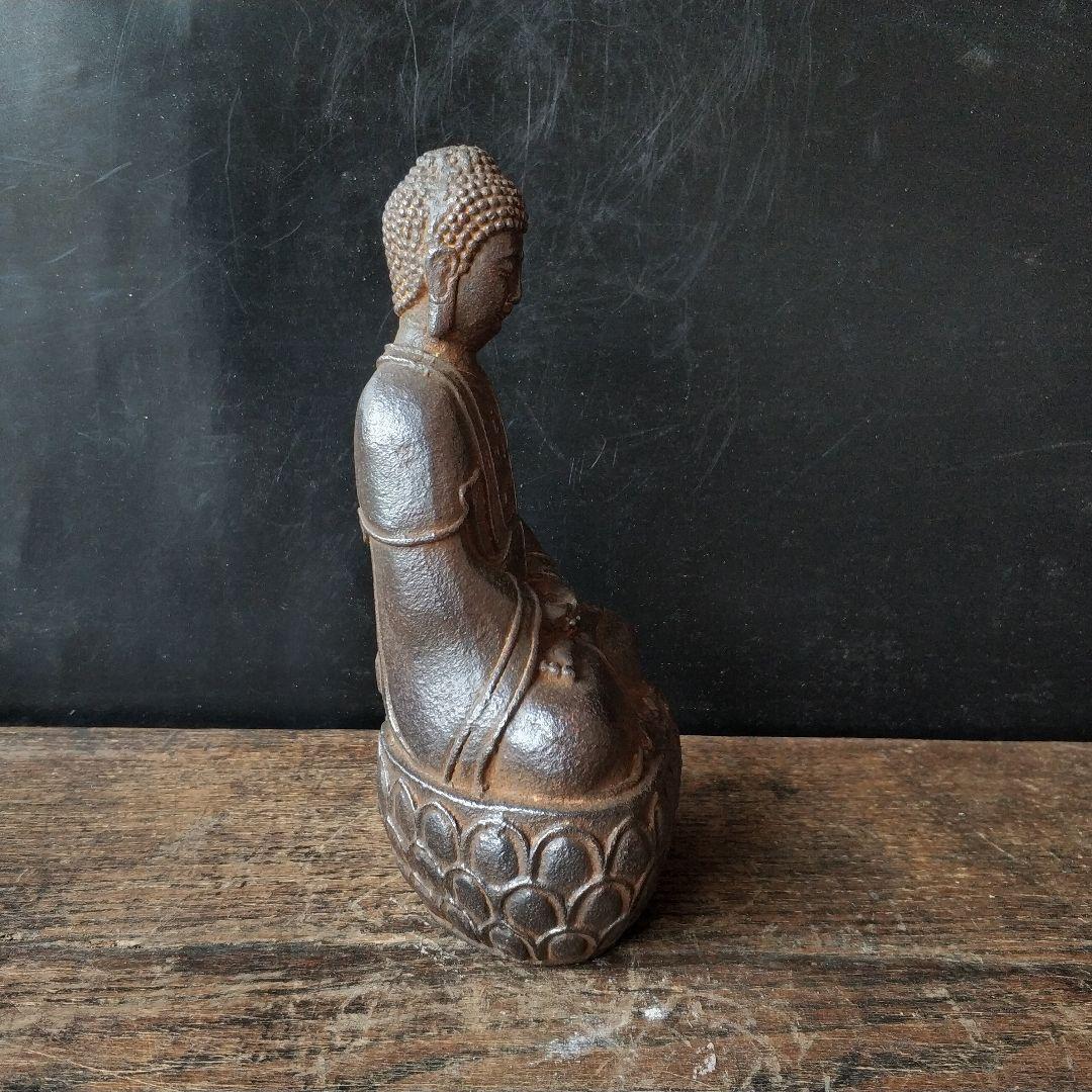 仏教美術 仏像 大日如来釈迦仏像 開運 風水 鉄製品 工芸品 置物
