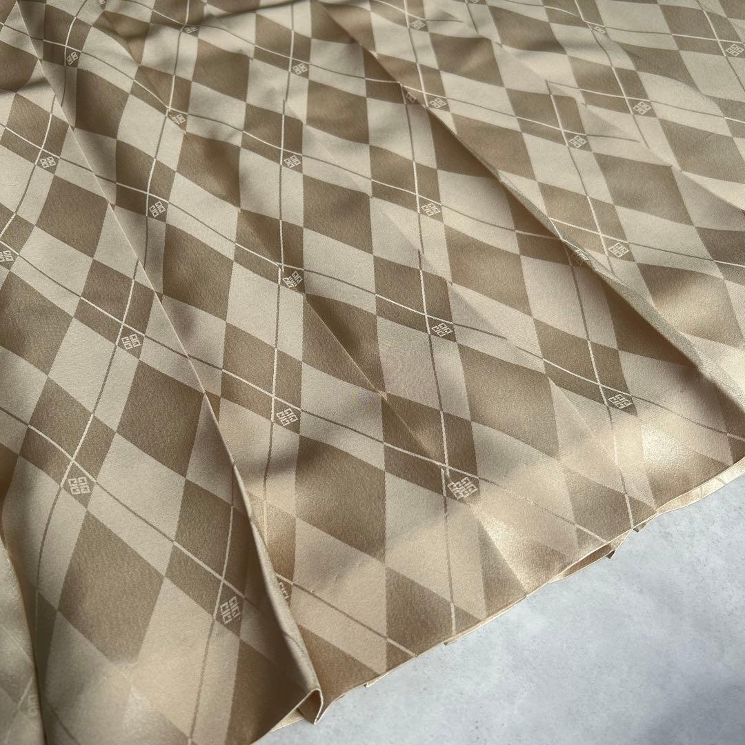 GIVENCHY ロゴ　ゴールド　プリーツスカート　Vintage 大きいサイズ