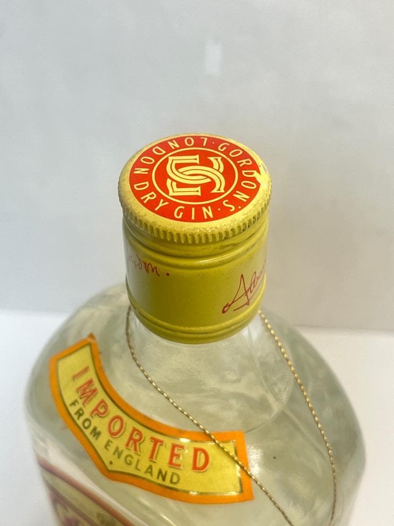 未開栓】ゴードン ドライジン ティンキャップボトル 古酒 - メルカリ