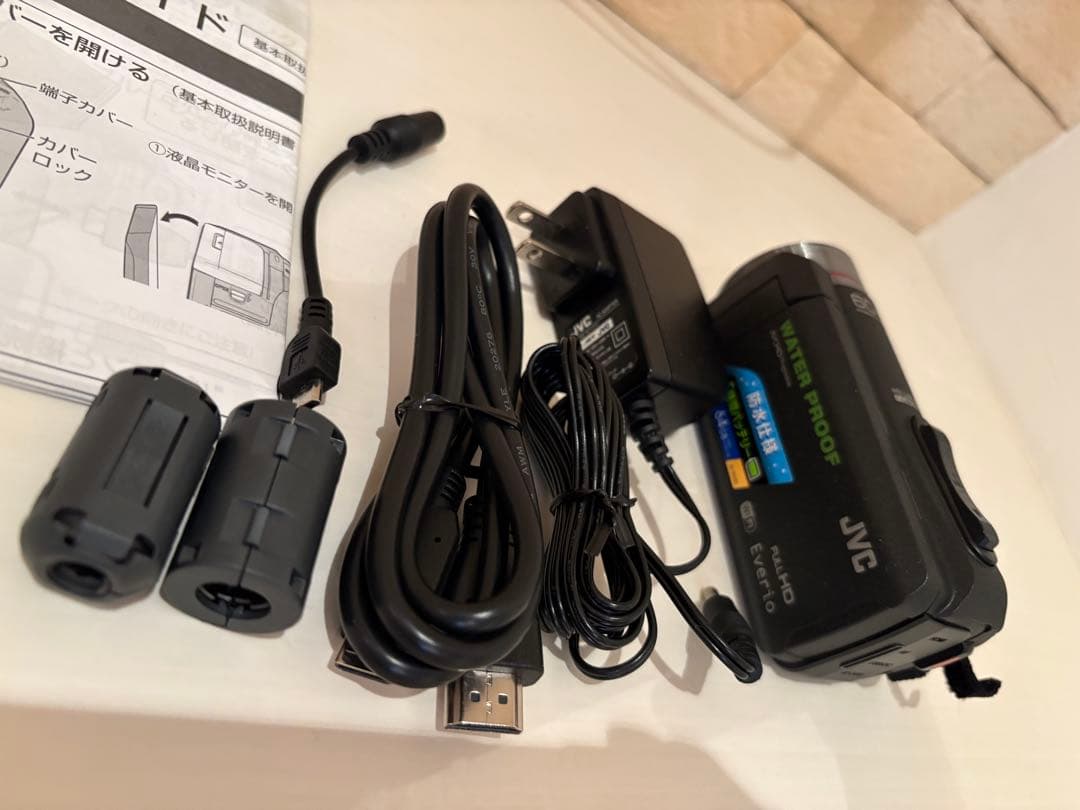 JVC GZ-RX500-B ブラック 防水ビデオカメラ