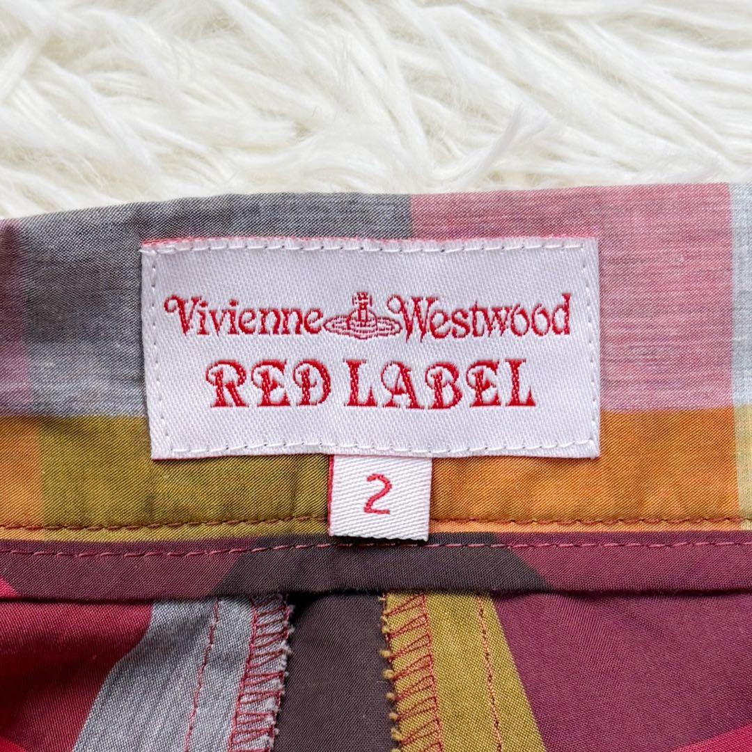 希少♡ヴィヴィアンウエストウッド チェック アシンメトリー ラップ スカート