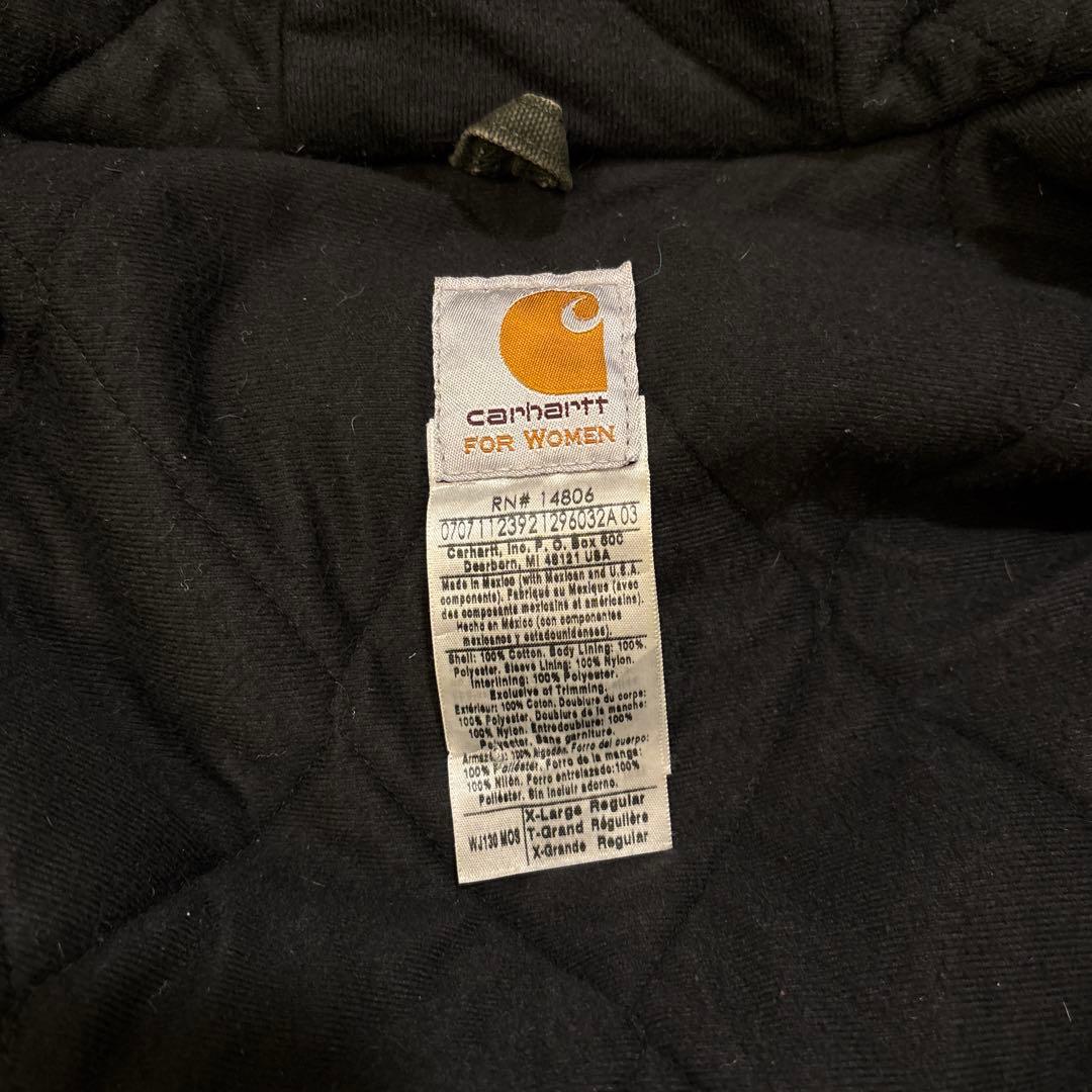 貴重Carhartt アクティブジャケット WJ130 XL MOS