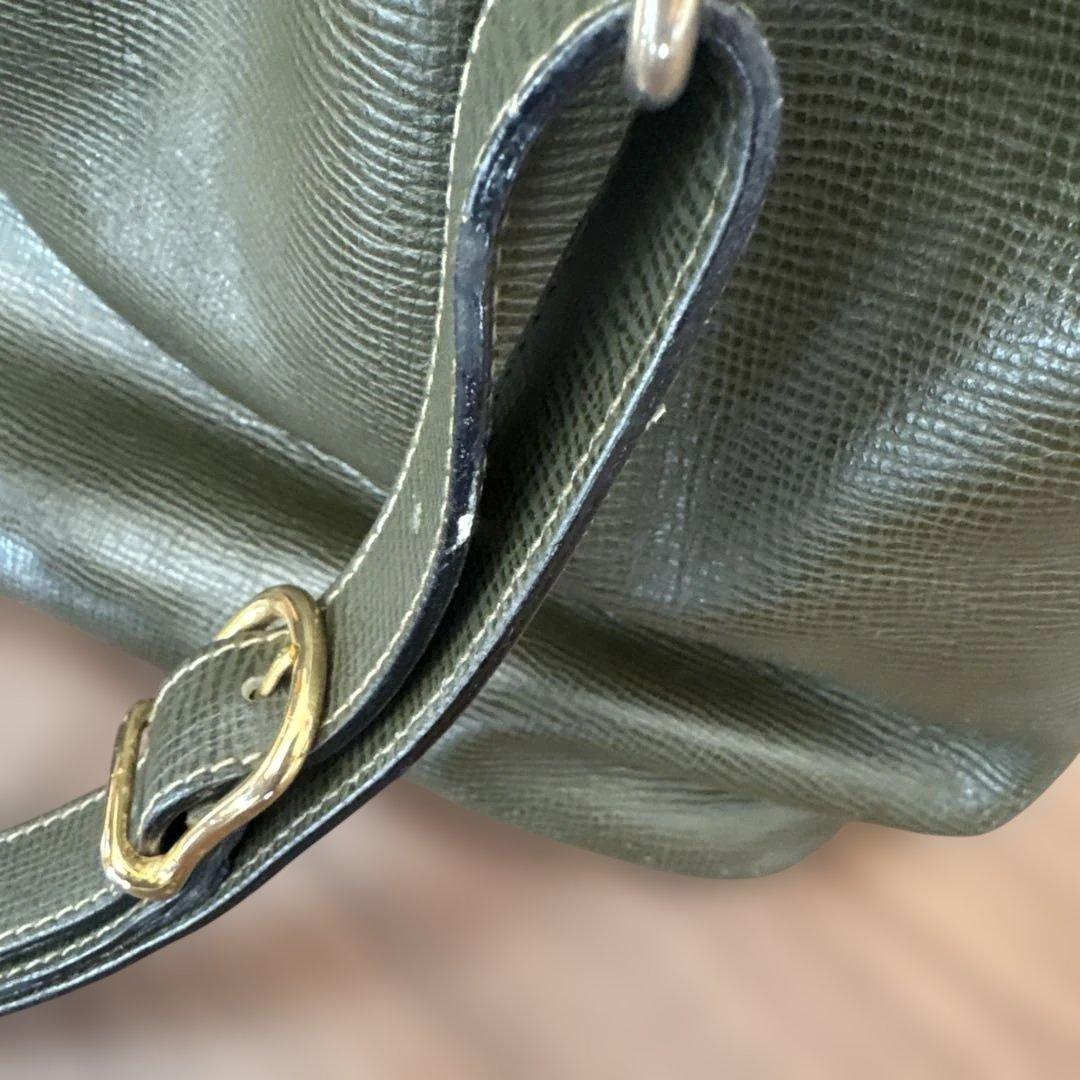 CELINE オリーブグリーン バケットバッグ