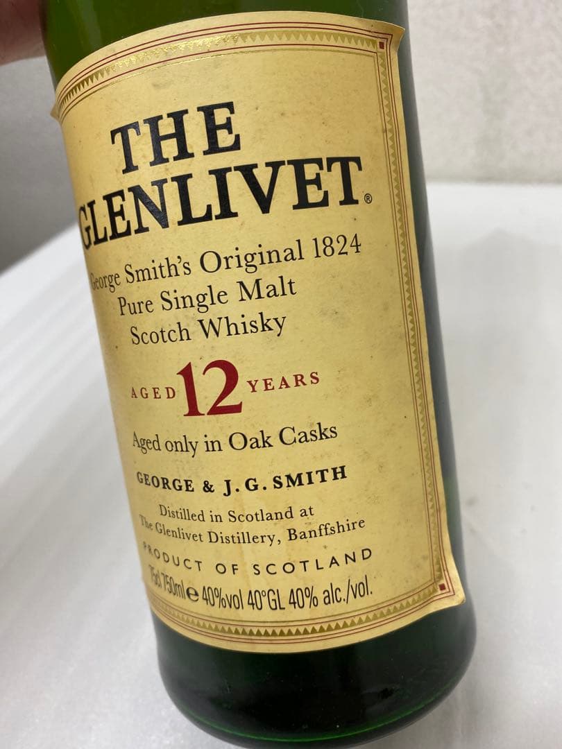 3-2133 グレンリベット 12年 旧ラベル - メルカリ