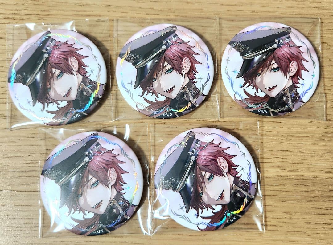 ART OF NIJISANJI 缶バッジ ローレン・イロアス 5点セット