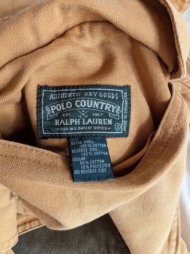 ポロカントリー ラルフローレン リバーシブル ダック ジャケット