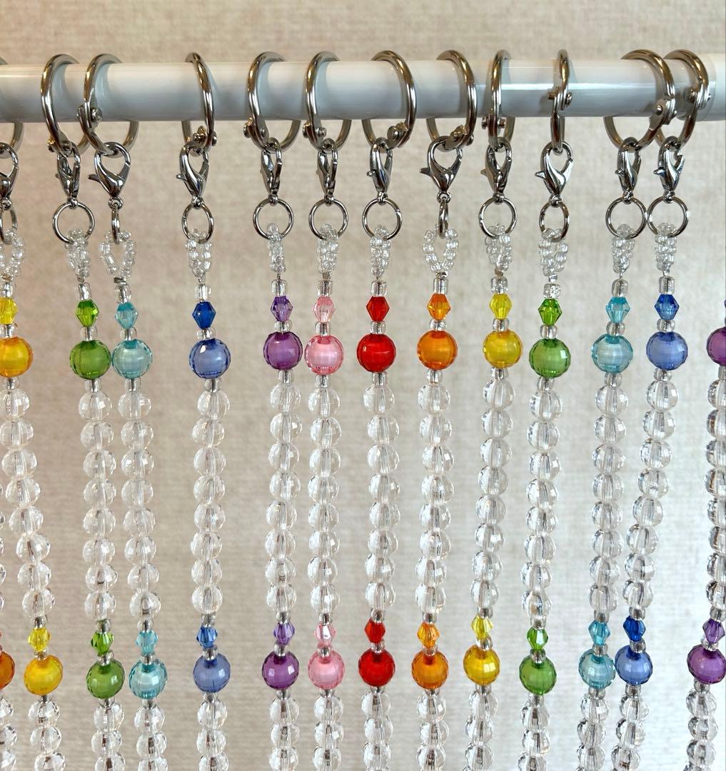 Tamaのれん ビーズのれん ビーズカーテン 星のビーズ ビーズ