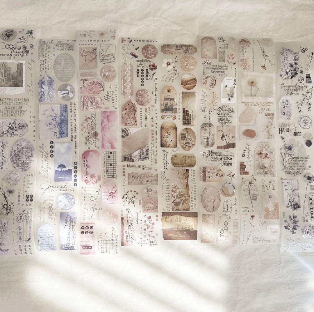 Journal pages 海外マスキングテープ マステ 【1522】