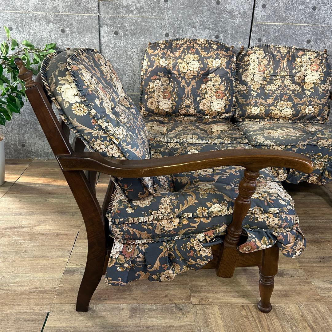 ꧁飛騨産業 HIDA꧂キツツキマーク 穂高 リビングソファ5Pセット チェア