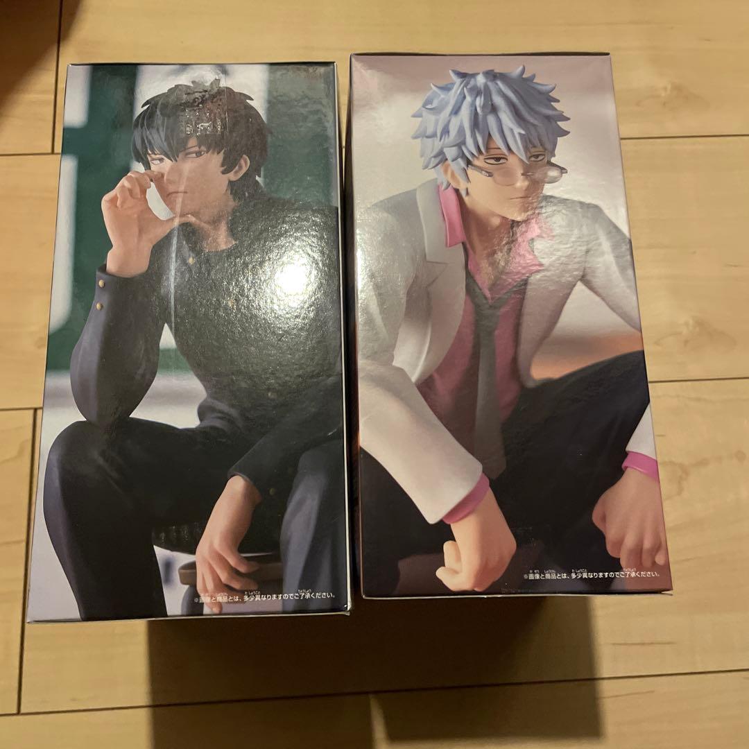 3年Z組銀八先生 デスクフィギュア 2体セット 土方十四郎 坂田銀八