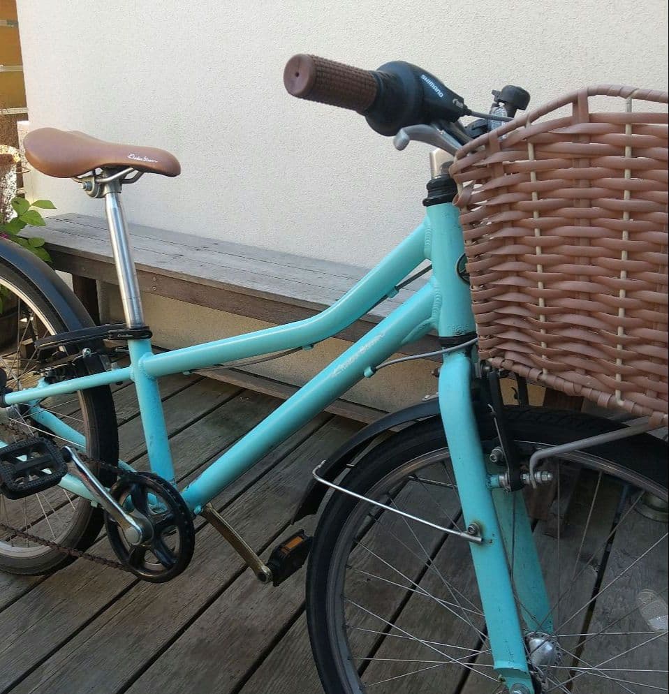 ◆アライ◆子供用自転車 ターコイズ 24インチ　hodaaBloom