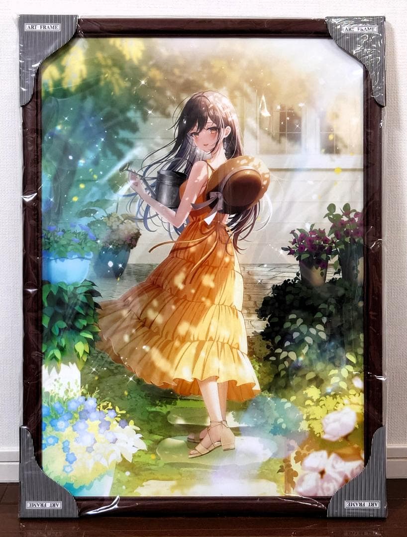 絵師100人展14　ミュシャ　光彩　複製原画【ノングレアガラス】