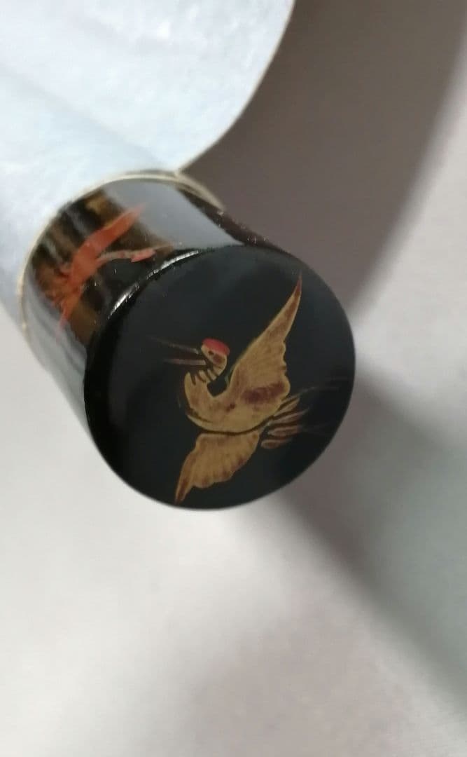 茶道具】官休庵 木津宗泉筆 梅画賛「千鳥○○三冬録」