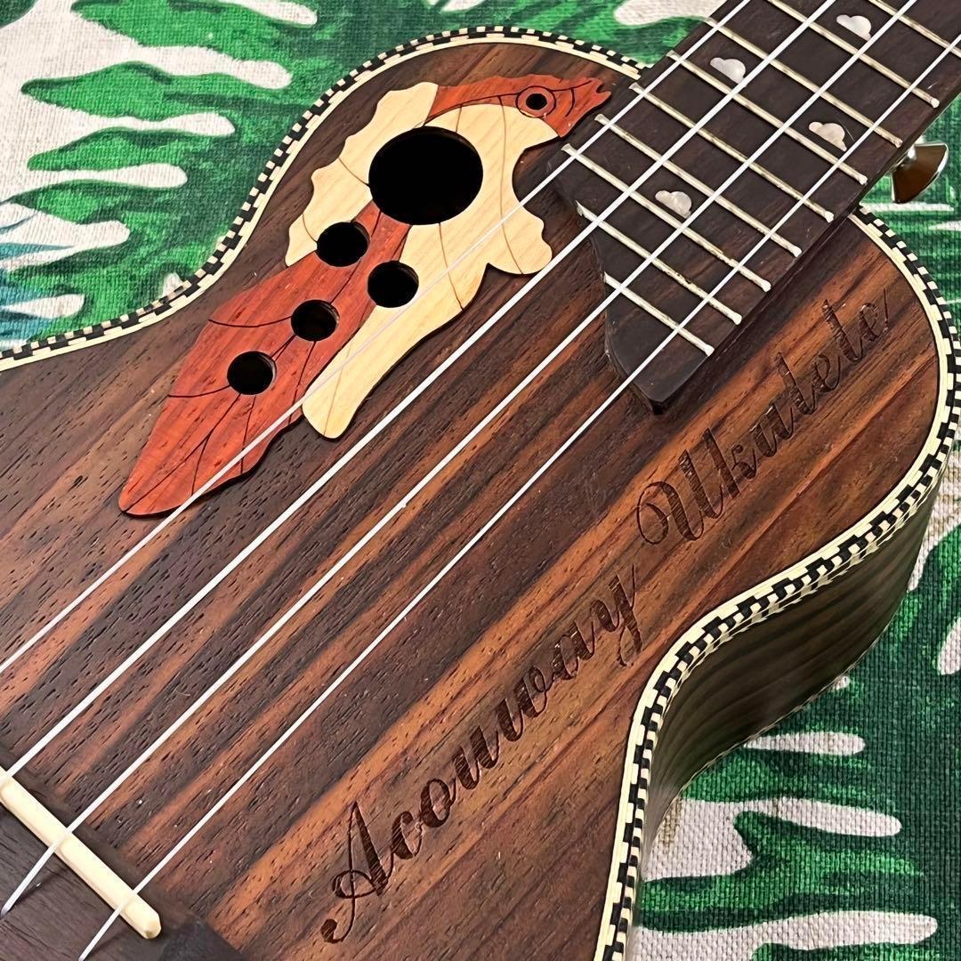【入門セット】葡萄細工のローズウッド製ソプラノ・ウクレレ【ウクレレ専門店】
