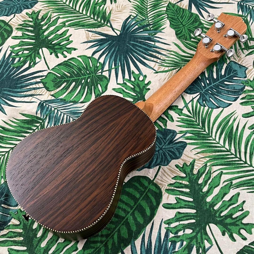 【入門セット】葡萄細工のローズウッド製ソプラノ・ウクレレ【ウクレレ専門店】