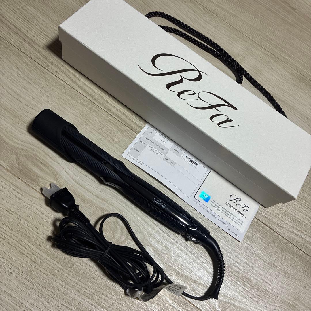 美品 使用数回 リファ ストレート アイロン プロ（ブラック） リファ