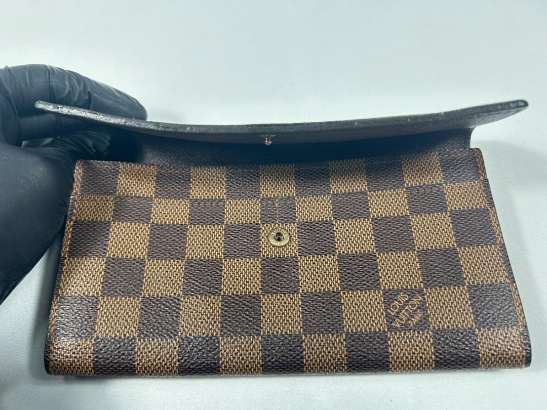 ルイヴィトン ダミエ 長財布 N61724 コバ部分補色 - 小物低 価格