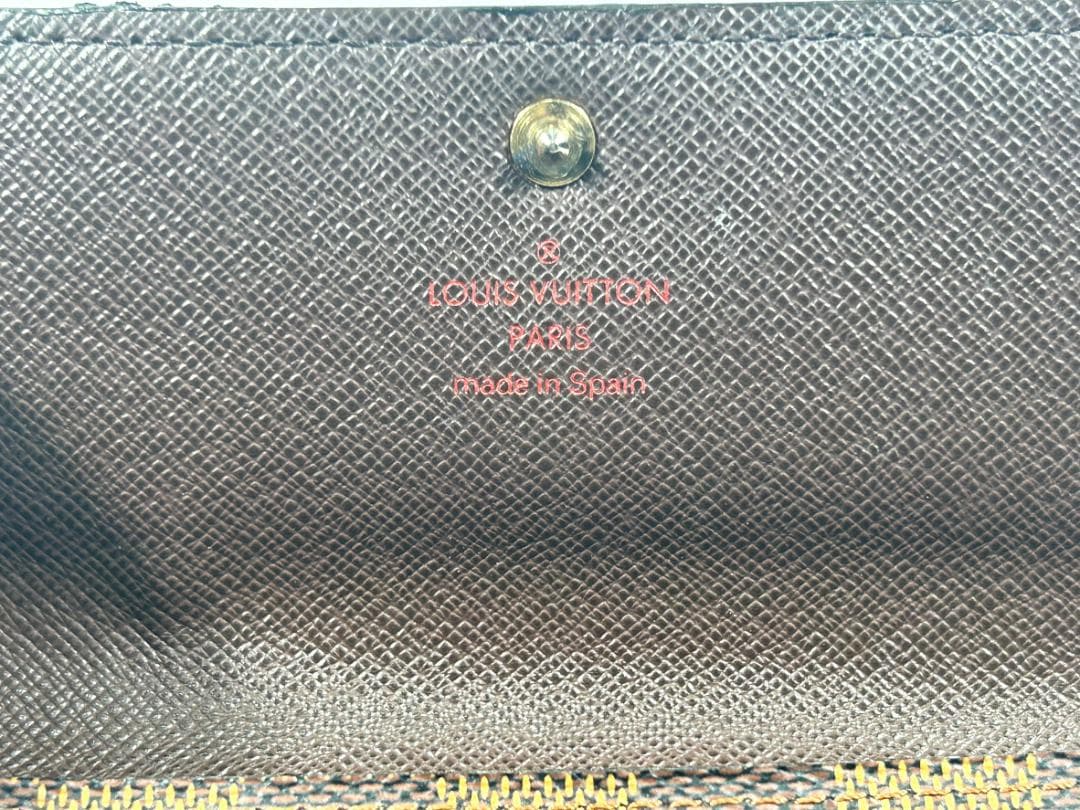 ルイヴィトン ダミエ 長財布 N61724 コバ部分補色 - 小物低 価格