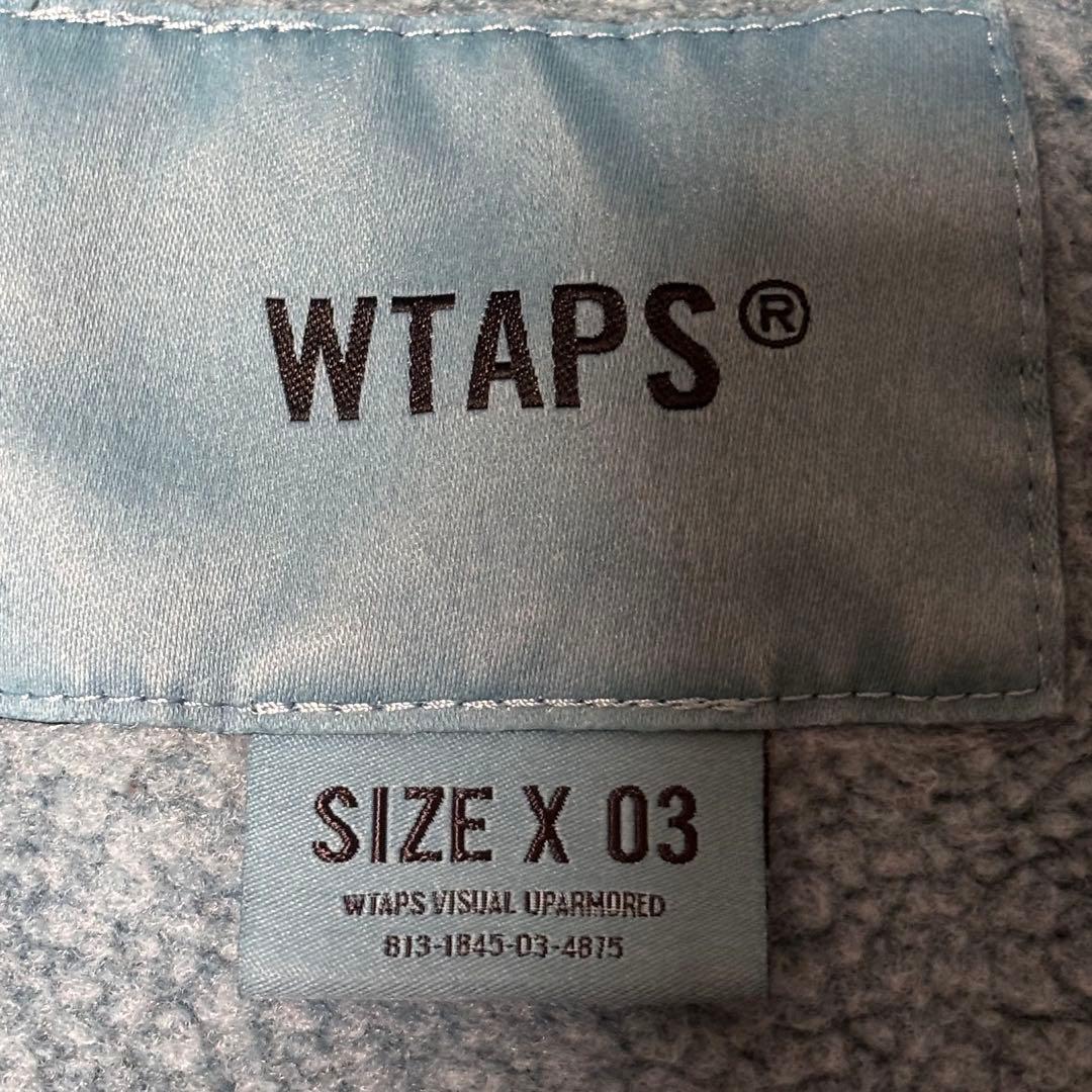 WTAPS ガーメントダイ　スウェット　パーカー　刺繍ロゴ
