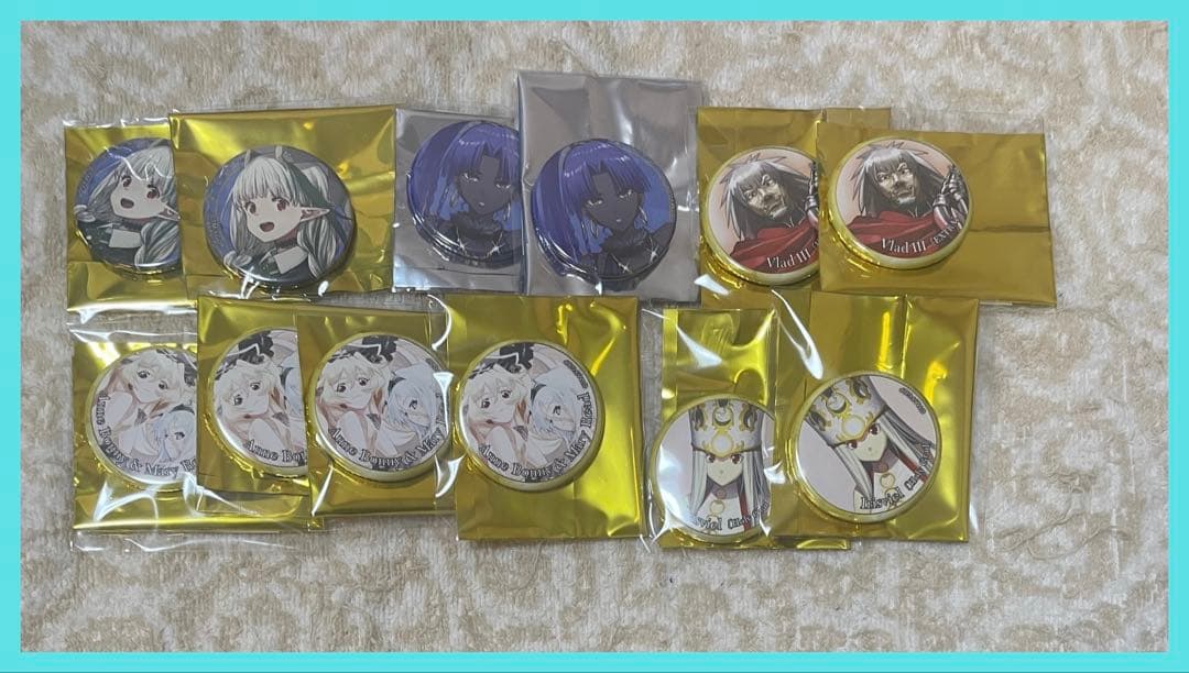 【バラ売り100円〜】 Fate FGO fes 霊基召喚缶バッジ など